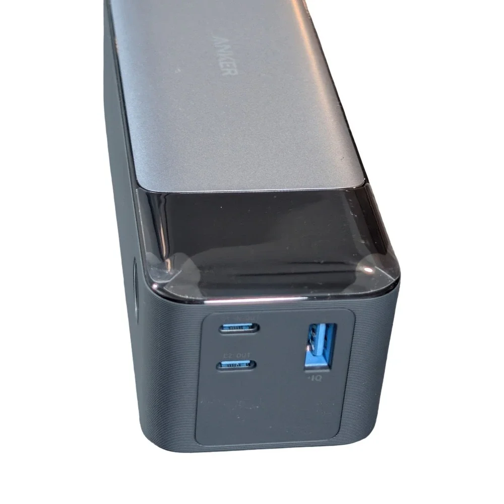 Qq4Oz Anker Power Bank 737 24000mAh Powercore 140W Max Fast Charge OB Read ⬇️